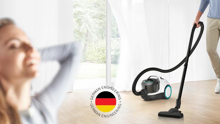 Produktbild Bosch Hausgeräte Serie 4 BCH3K2851 steelstofzuiger & elektrische bezem Zakloos 0,4 l Blauw