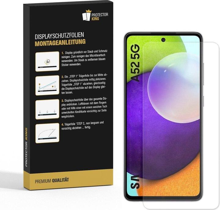 Produktbild Protectorking 4x Premium Displayschutzfolie 3D KLAR (4 Stück, Samsung Galaxy A52)