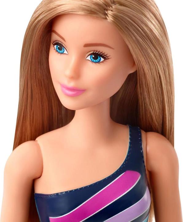 Image du produit Barbie Beach avec maillot de bain à rayures