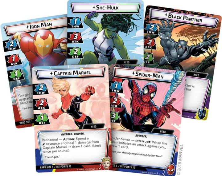 Actual product image FFG Marvel Champions (German)