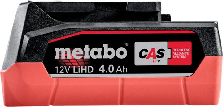 Actual product image Metabo Battery set 2x LiHD battery pack 12 V 4.0 Ah / 4000 mAh Li-Ion with charge level indicator ( 2x (12 V)