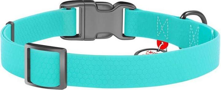 Actual product image Waudog Waterproof glowing dog collar with QR passport 40 mm wide, 46-70 cm long (40, Dog, Dog sport)
