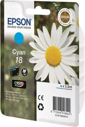 Image du produit Epson Cartouche d'encre originale T1802 (C)