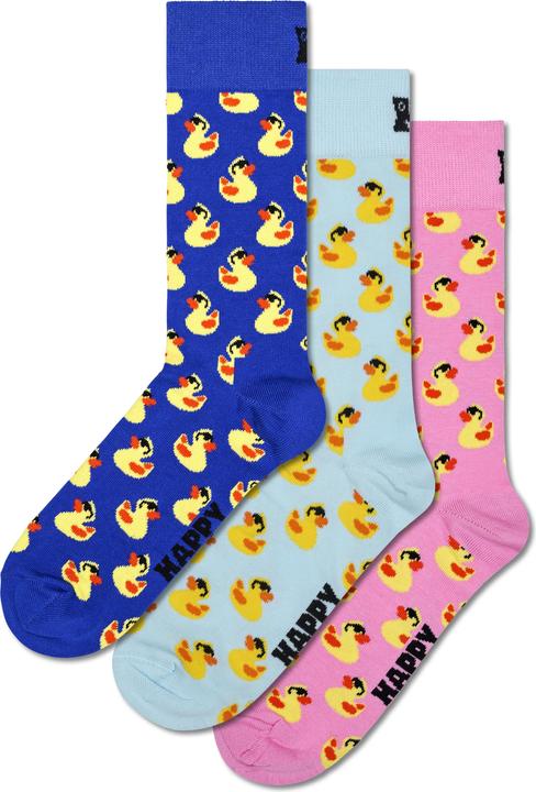 Happy Socks Strümpfe RUBBER DUCK Socken 3er Pack