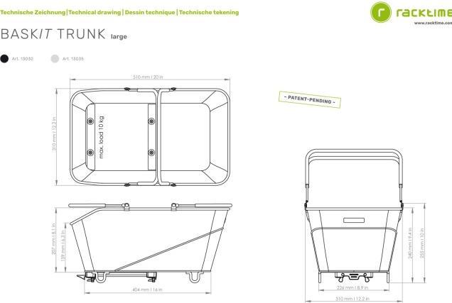 Actual product image Racktime Bask-it Trunk (28 l)
