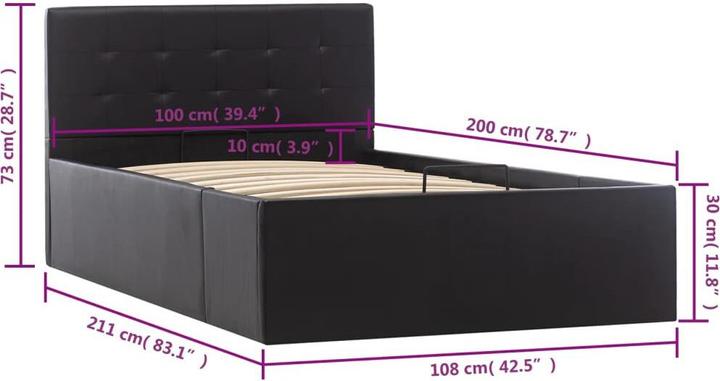 Actual product image VidaXL Bine (100 x 200 cm)