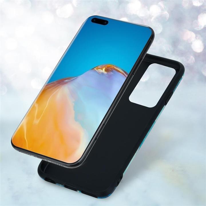 Produktbild Cadorabo IMD TPU Bunter Marmor Cover (Huawei P40)