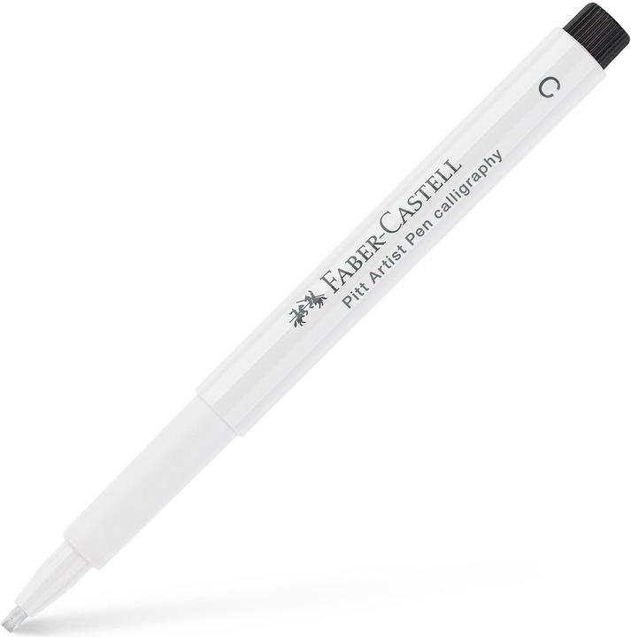 Faber-Castell PITT Artista Penna Calligrafia C (Bianco, 1 x)