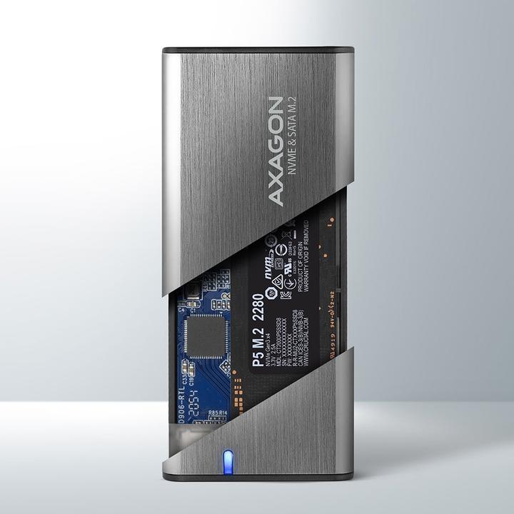 Immagine prodotto Axagon EEM2-SG2 custodia esterna per SSD M.2 USB-C 3.2 Gen 2 (M.2)