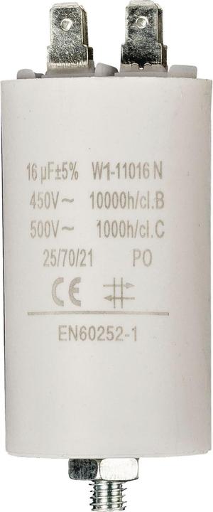 Condensateur 16.0uf / 450 v + Aarde