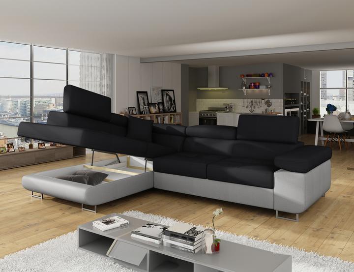 Actual product image ELTAP Anton (4-seater, Corner sofa, Sofa bed)
