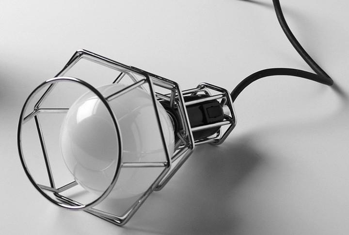 Produktbild Design House Stockholm Tischlampe mit Eisengitter (E27)