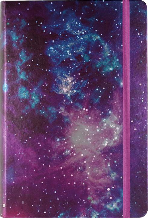 Actual product image Galaxy Dot Matrix Notebook (Bullet Journal) (A5, Hardcover)