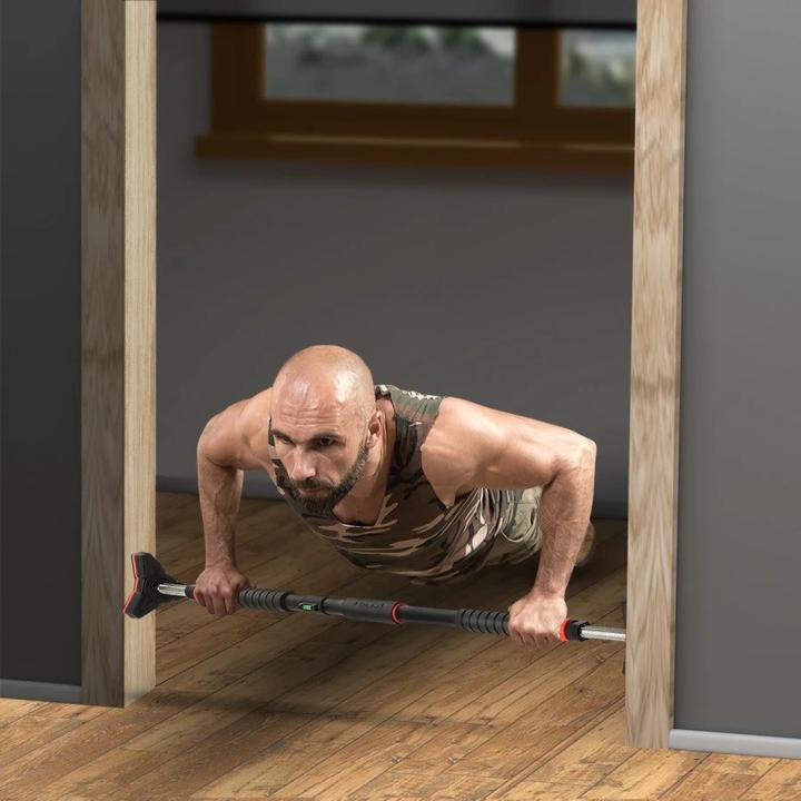 Actual product image HMS DD401 DOOR GYM BAR 98-133 CM