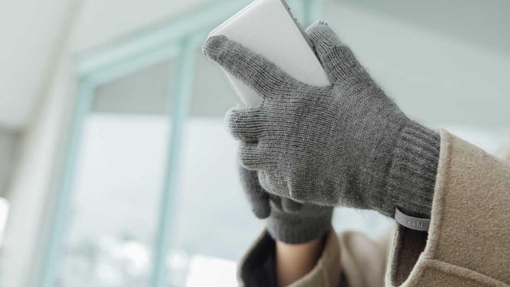 Produktbild Moshi Digits Touchscreen Gloves - Dark Gray (L) (L)