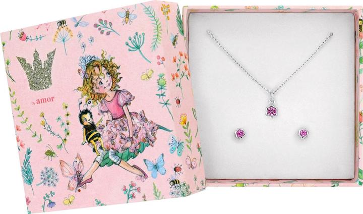 Image du produit Prinzessin Lillifee Multisets für Mädchen, 925 Sterling Silber, Zirkonia synth. | Geburtsstein (Argent 925)