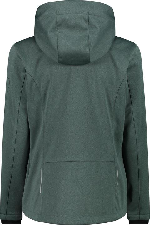 Actual product image CMP Campagnolo Women's Jacket Zip Hood Melange Softshell (40, M)