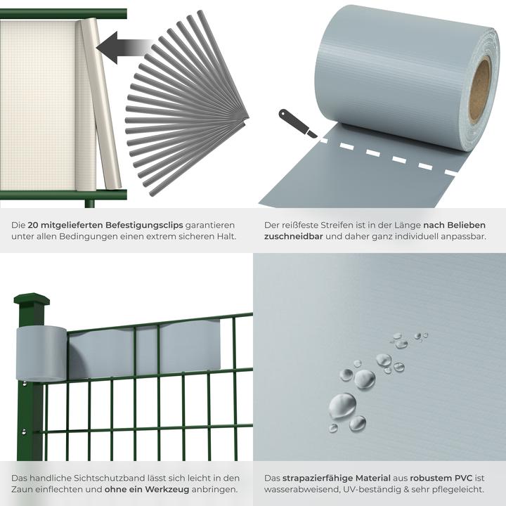 Produktbild tectake PVC Sichtschutzfolie (7000 cm)