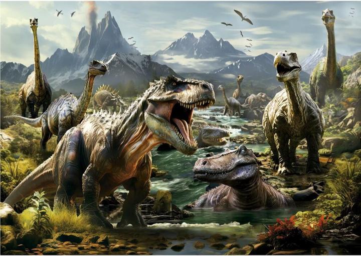 Actual product image Trefl Wild dinosaurs jigsaw puzzle 1000 pieces (1000 pieces)