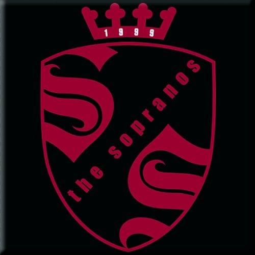 Actual product image The Sopranos Crest Fridge Magnet (1 x)
