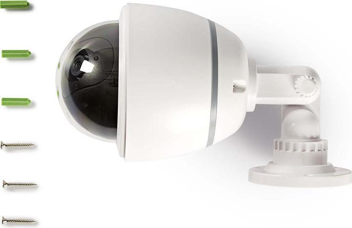 Produktbild Nedis Dummy-Überwachungskamera Dome IP44 Batteriebetrieben Innen- und Aussenbereich Weiss Weiss