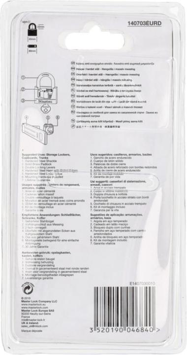 Produktbild Master Lock Vorhängschloss
