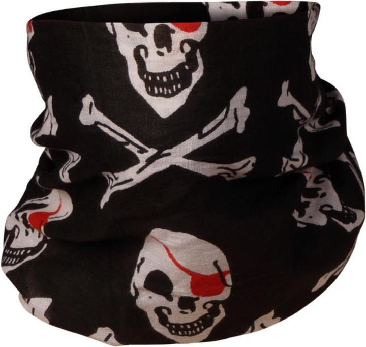 Actual product image Bestsaller Pirate neckerchief black/white/red