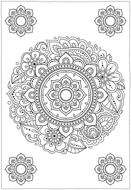 Produktbild Ausmal-Postkarten Kunstvolle Mandalas | 20 Karten (20 Stk.)