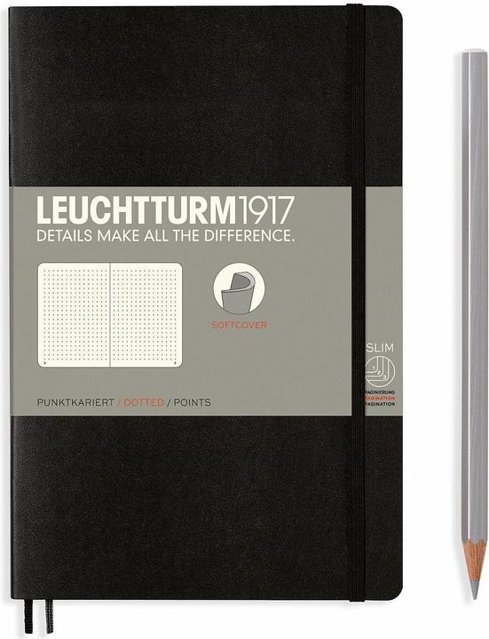 Actual product image Leuchtturm1917 Notebook Softcover Paperback B6 (B6, Dotted, Soft cover)