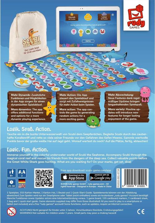 Image du produit Rudy Games Rudy Scubi - Jeu de logique (Allemand)
