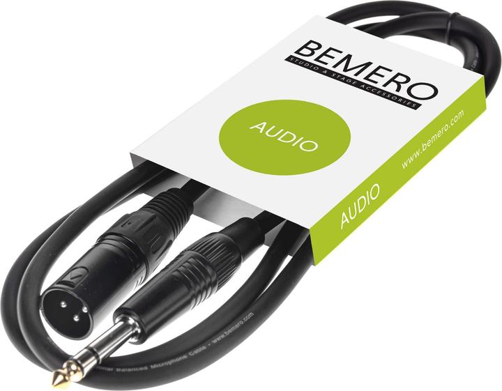 Actual product image Bemero XLRm - 6.3 Klinken (1.50 m, XLR, 6.3mm jack)