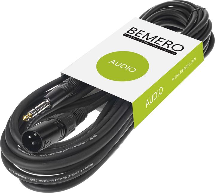 Produktbild Bemero XLRm - 6.3 Klinken (10 m, 6.3mm Klinke (Jack), XLR)
