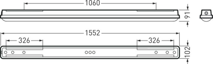 Image du produit Trilux Luminaire à LED pour locaux humides AragF15P-W44-840ETPC (4100 lm)