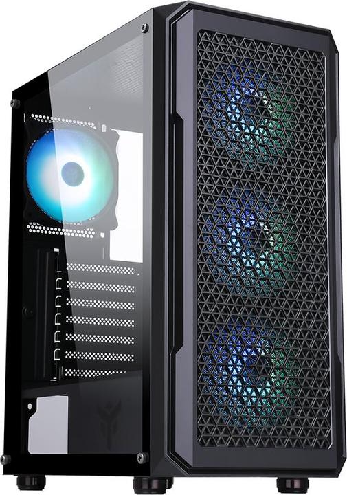 Produktbild Itek ITGCAST33B Computergehäuse Midi Tower Schwarz (mATX, ATX, ITX)
