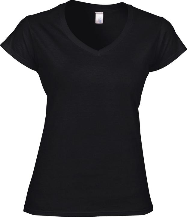 Actual product image Gildan Womens/Ladies Soft Style V Neck T-Shirt (XL)