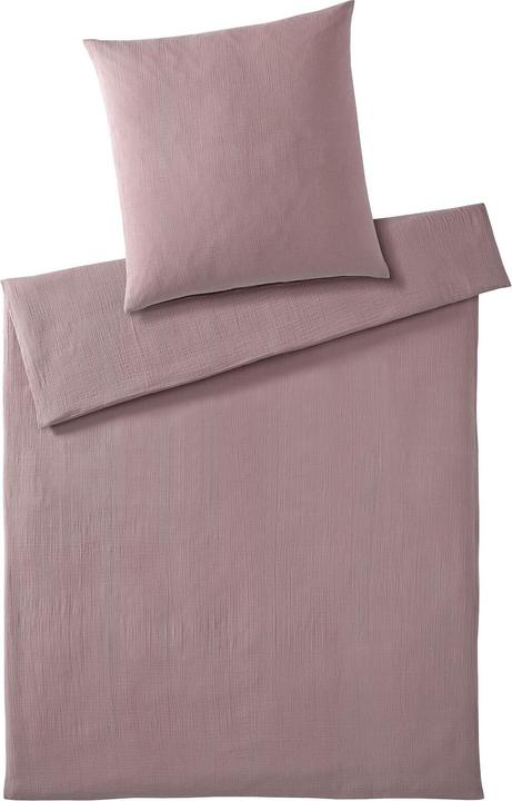 Actual product image Elegante Muslin Bed Linen Smooth (Bedding set, 155x220 cm + 80x80 cm)