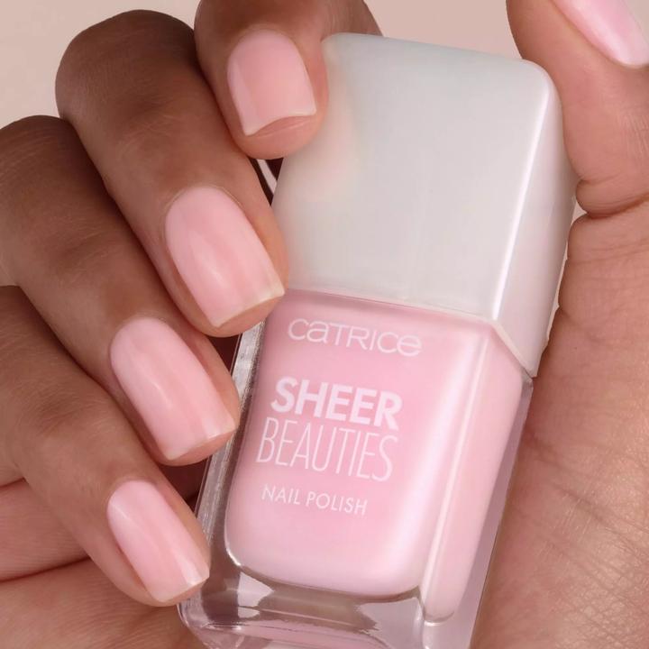Actual product image Catrice Sheer Beauties Nail Polish (040 Fluffy Cotton Candy, Colour paint)