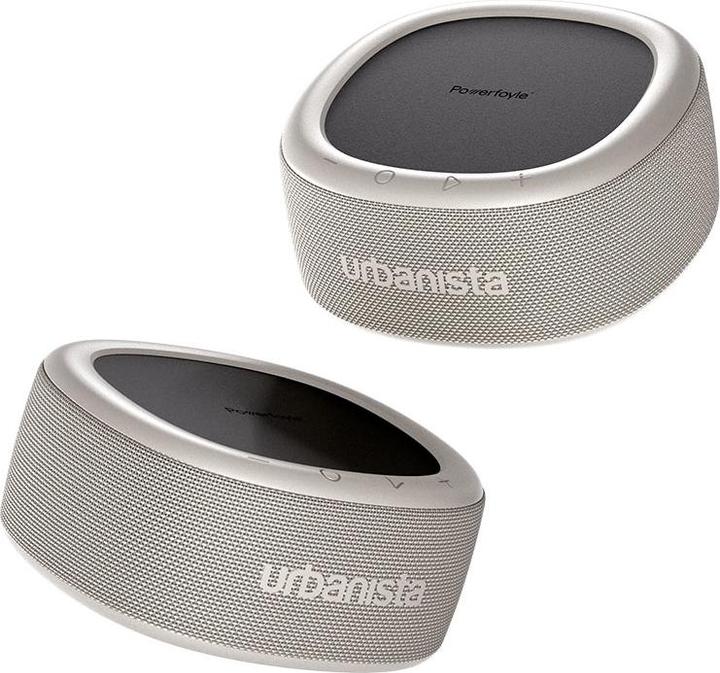 Immagine prodotto Urbanista Altoparlante Bluetooth portatile Malibu Desert Gray con cella solare (24 h, Pannello solare)