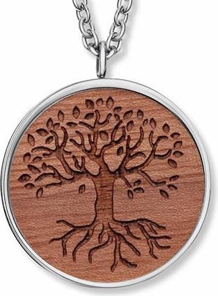 Actual product image Crystalp Decent Steel Necklace Tree of Life 30436.W2. E.03
