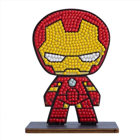 Actual product image Craft Buddy Ironman, Crystal Art figure approx. 11x8cm