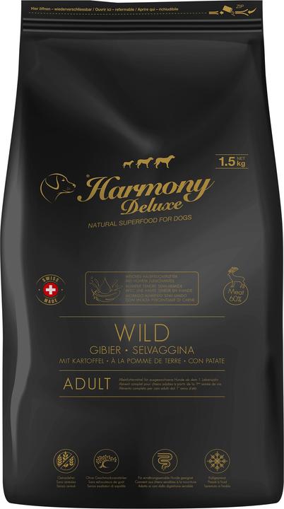 Produktbild Harmony Dog Deluxe Adult Wild Halbfeuchtfutter (Adult, 1 Stk., 1500 g)