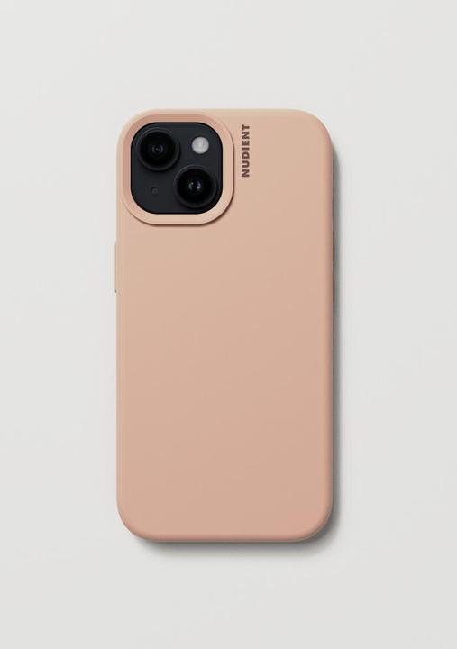 Produktbild Nudient Back Cover Base Case iPhone 15 Peach Orange (Apple iPhone 15)