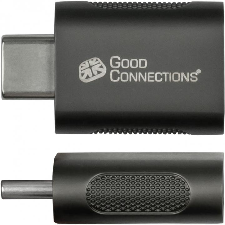 Immagine prodotto Good Connections Adattatore USB 3.2 Gen.1 3.0 da spina C a presa USB-A custodia in metallo galvanizzato (USB, USB 3.0)