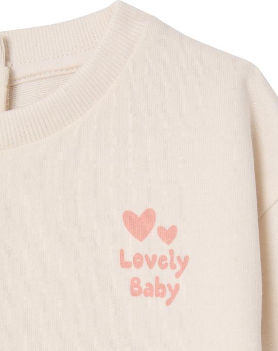Image du produit Vertbaudet Baby-Set: Sweatshirt & Shorts mit Recycling-Polyester (68)