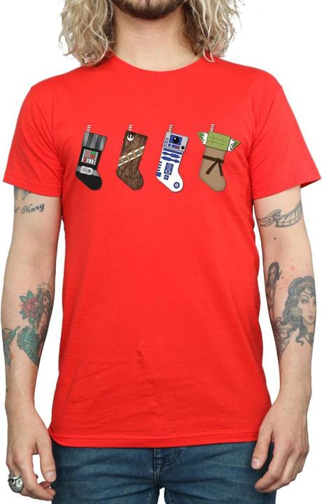 Immagine prodotto Star Wars Christmas Stockings Maglietta Uomo (M)