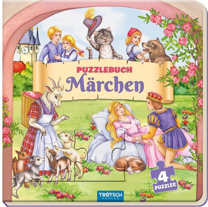 Actual product image Puzzle book fairy tale (10 pieces)