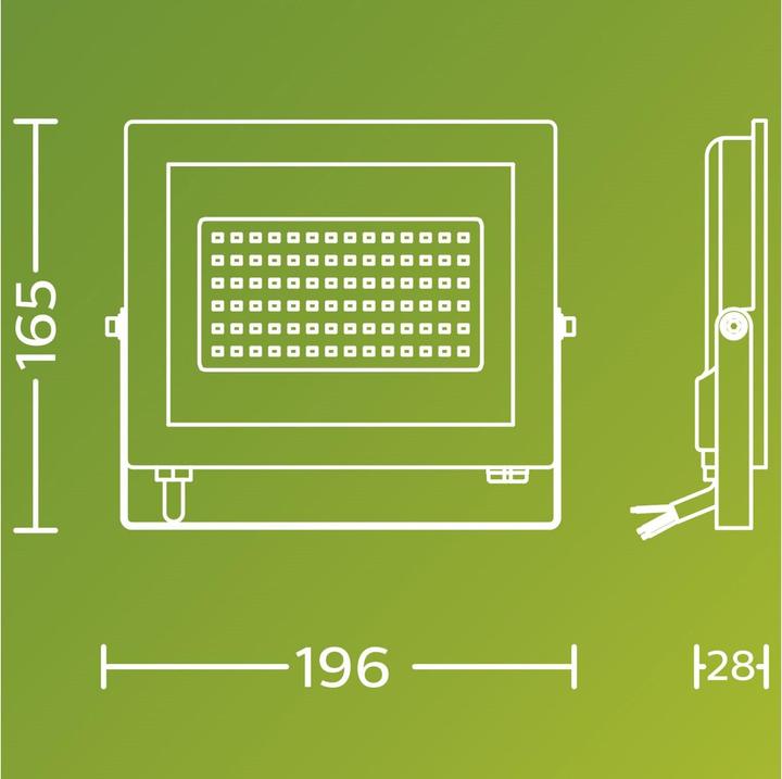 Actual product image Philips Outdoor Flutlicht Lois (5400 lm, IP65)