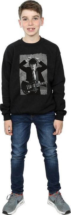 Immagine prodotto AC/DC Angus Young Distressed Photo Felpa Ragazzi (128)