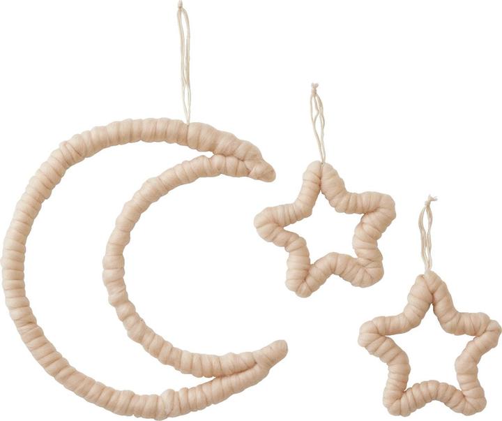 Produktbild Vertbaudet Kinderzimmer Wanddeko MOND & STERNE (15 x 15 cm, 35 x 34 cm)