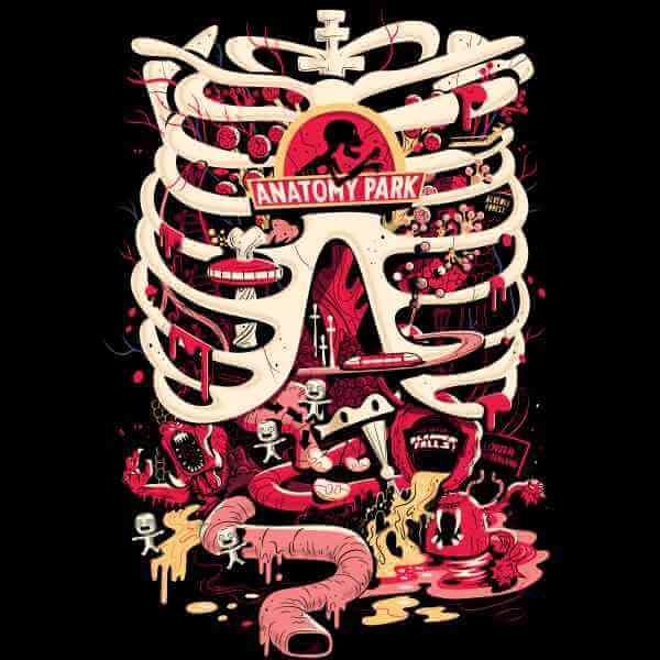 Produktbild Rick And Morty Anatomy Park TShirt (L)
